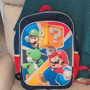 Nintendo Kids Backpack - Blue and Red